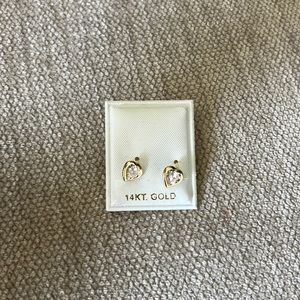 14k gold baby earring
